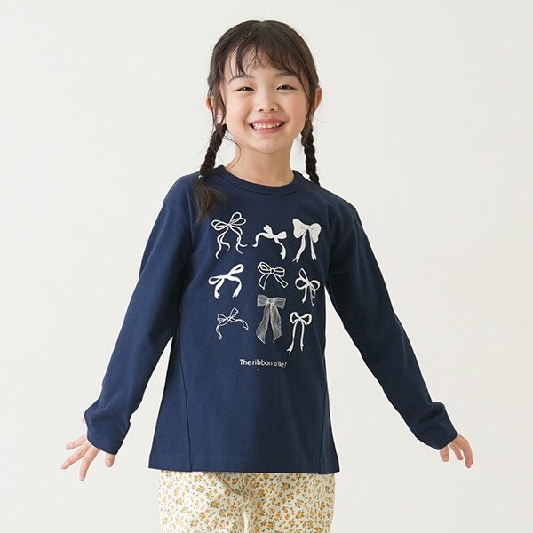 【365D.】アソートプリントAラインロンT