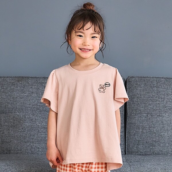 【綿100%】【365D.】ワンポイント入りプルオーバー