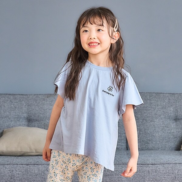 【綿100%】【365D.】ワンポイント入りプルオーバー