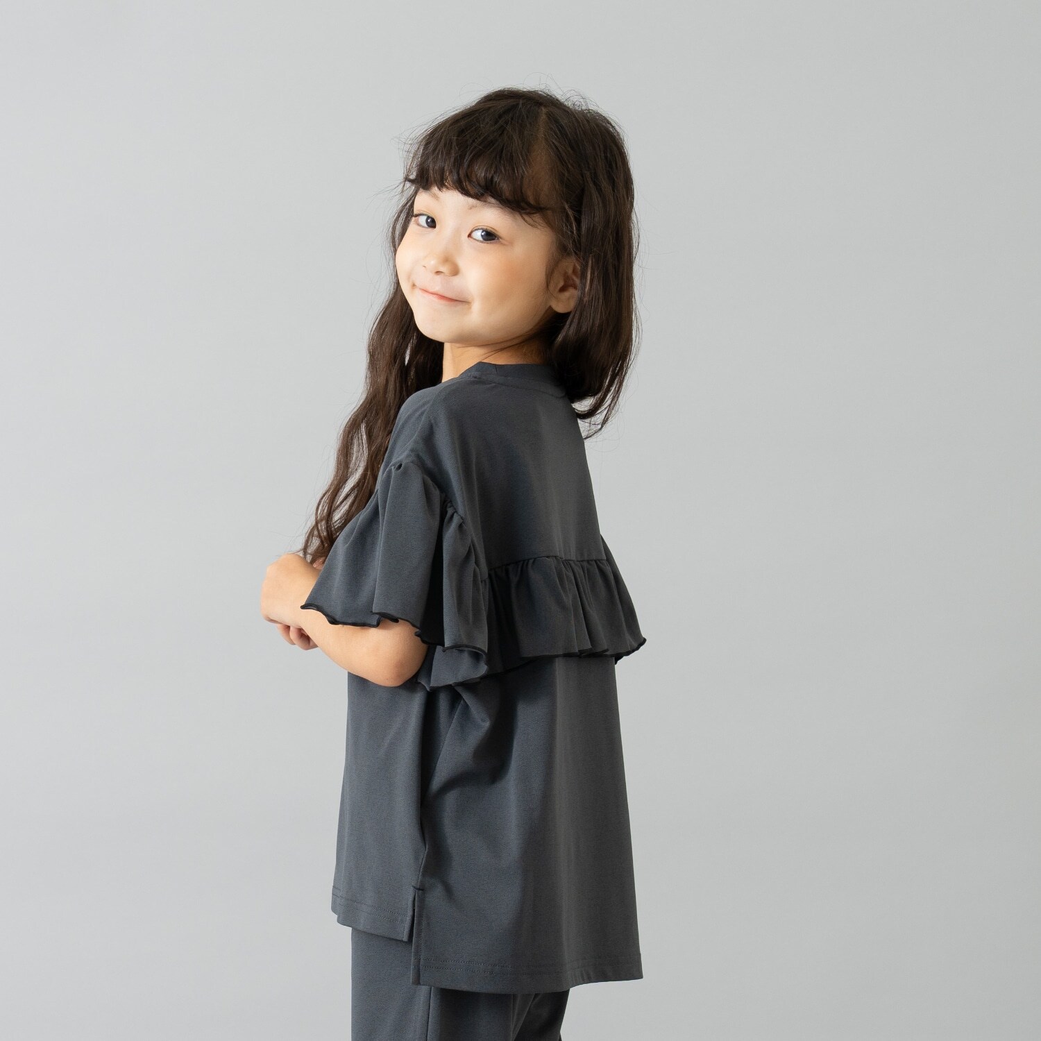 【水陸両用】半袖フリルプルオーバー