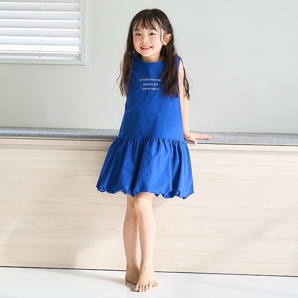 【水陸両用】裾バルーンワンピース