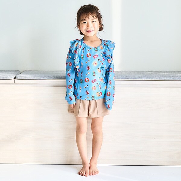 【大人気につき再入荷】【SWIM】ショルダーフリルセットアップ