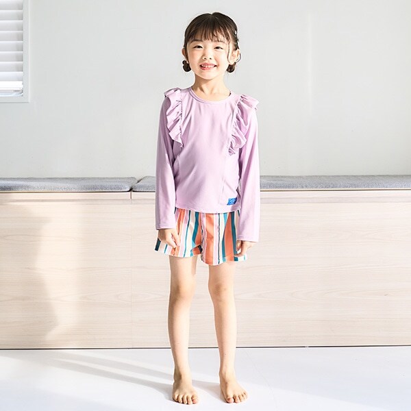 【大人気につき再入荷】【SWIM】ショルダーフリルセットアップ