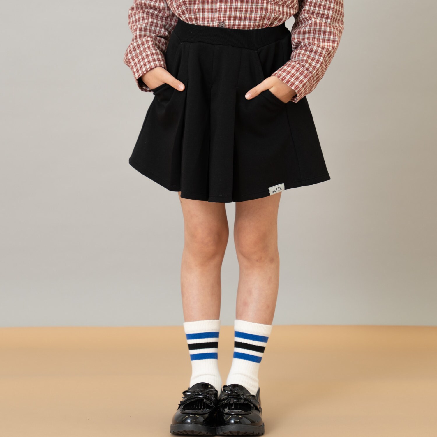 ボックスプリーツスカパン