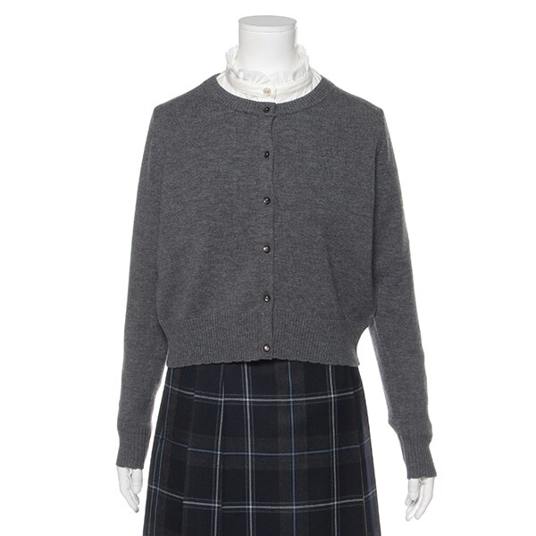 クルーネックカーディガン