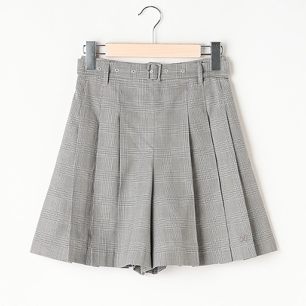 ＊ベルテッドプリーツキュロットスカート