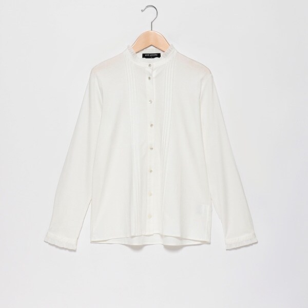 ＊フリル衿カットブラウス