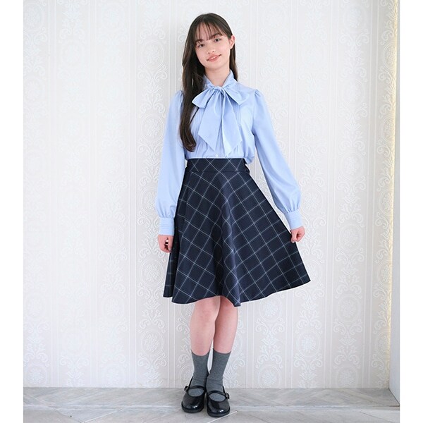 ＊チェックフレアスカート