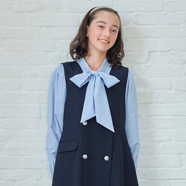 *ボウタイリボンブラウス