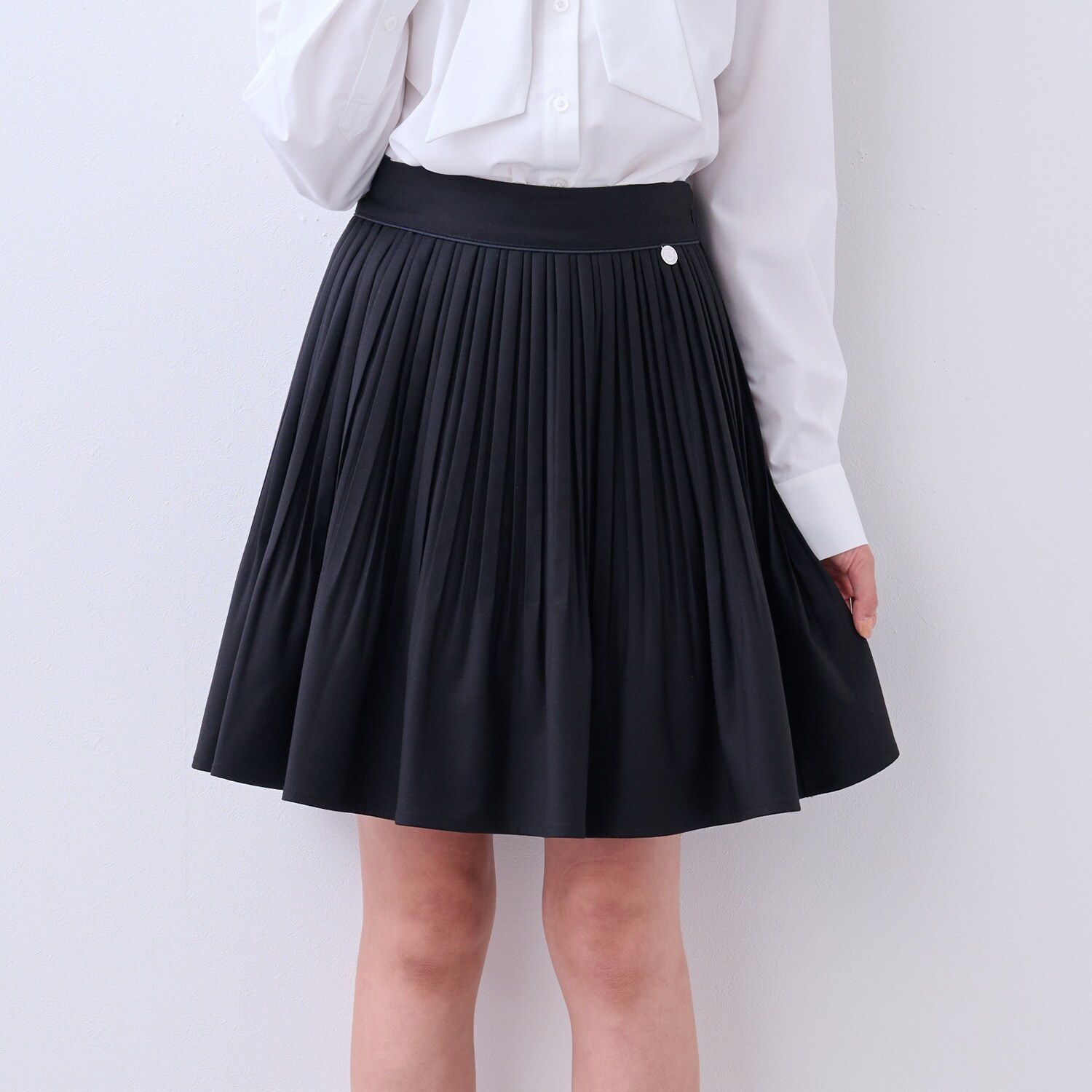 【卒服】細プリーツスカパン