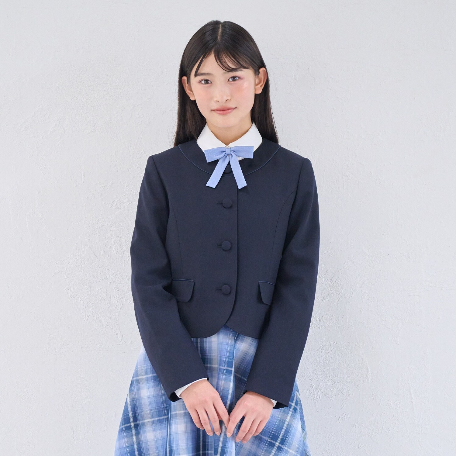 【卒服】ウールノーカラージャケット