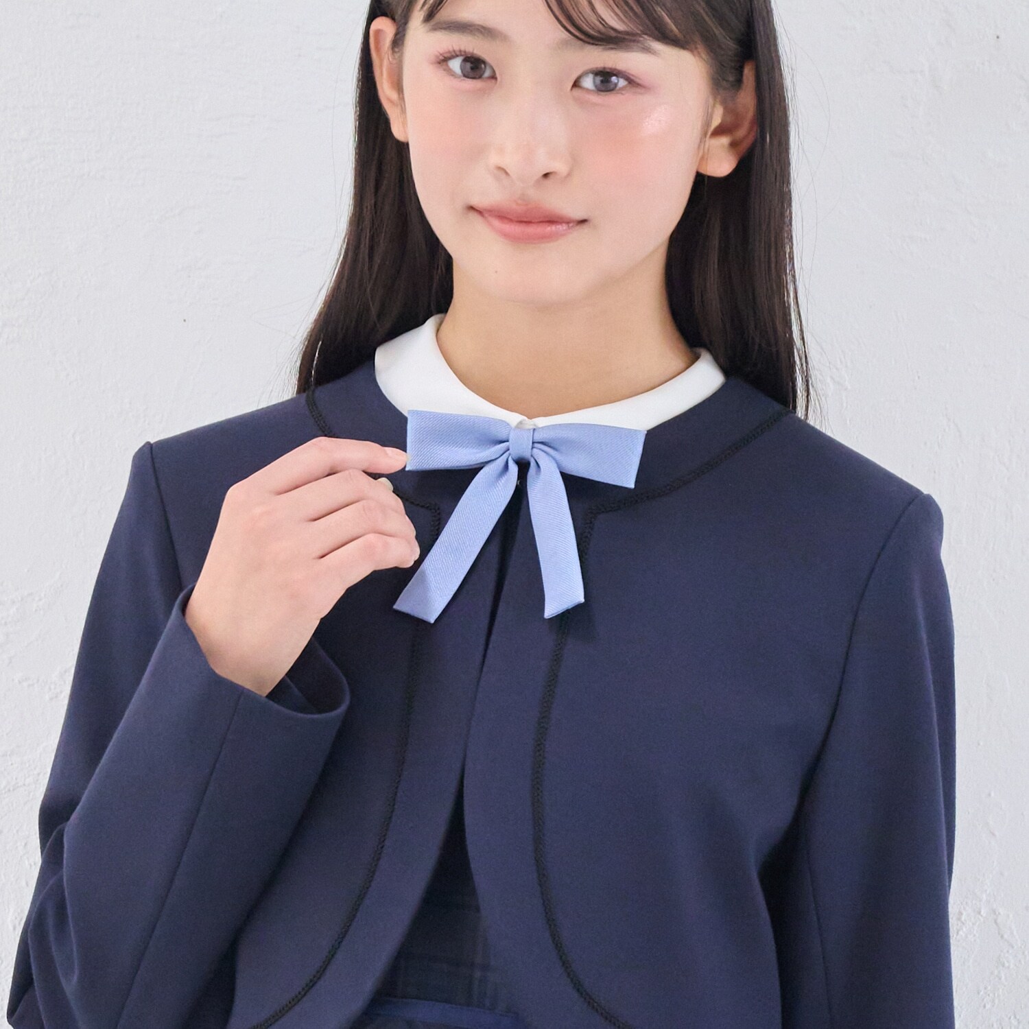 【卒服】ソリッドリボンブローチ