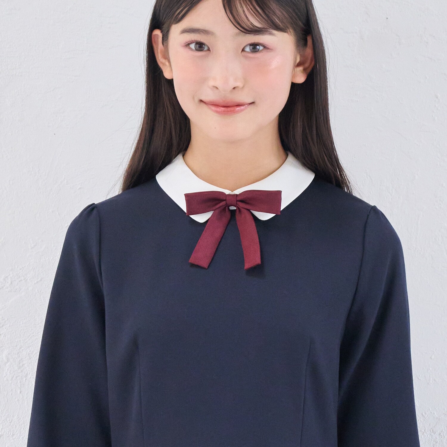 【卒服】ソリッドリボンブローチ