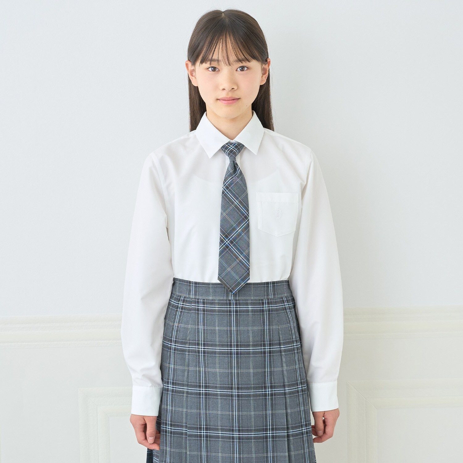 【予約商品】【卒服】【シワになりにくい】角襟シャツ