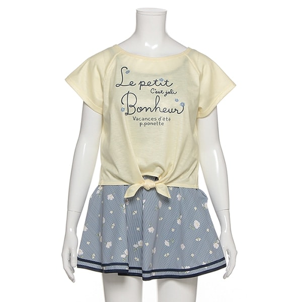 ガーリーワンピ水着3点セット【SWIM】