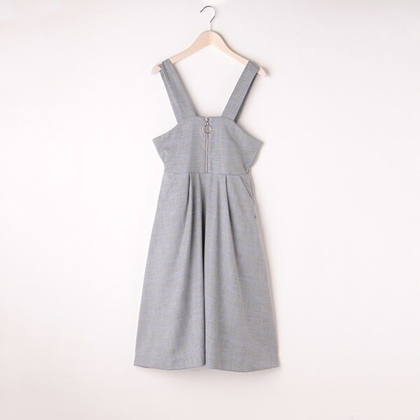 【AMI】前ファスナージャンパースカート