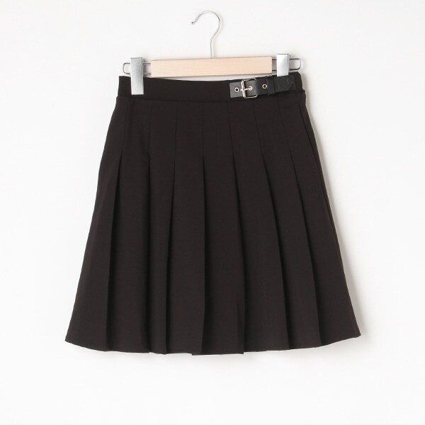 【AMI】ベルトつきプリーツスカパン