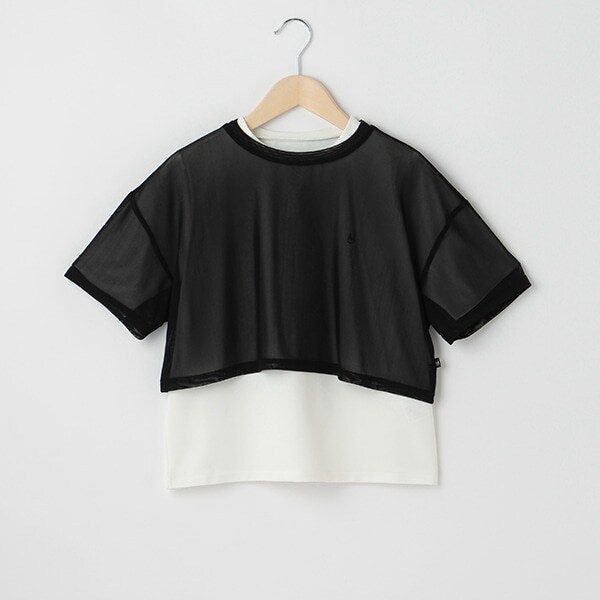 【AMI】シアーレイヤードTシャツ