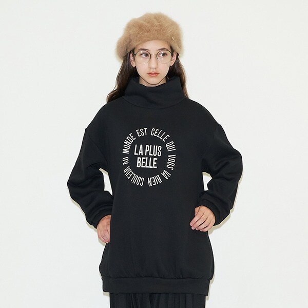 【AMI】裏起毛ハイネックプルオーバー