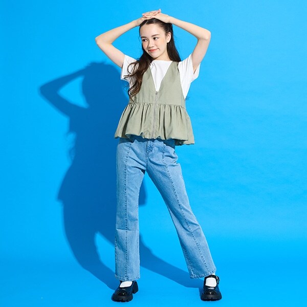 【AMI】デニムフレアパンツ