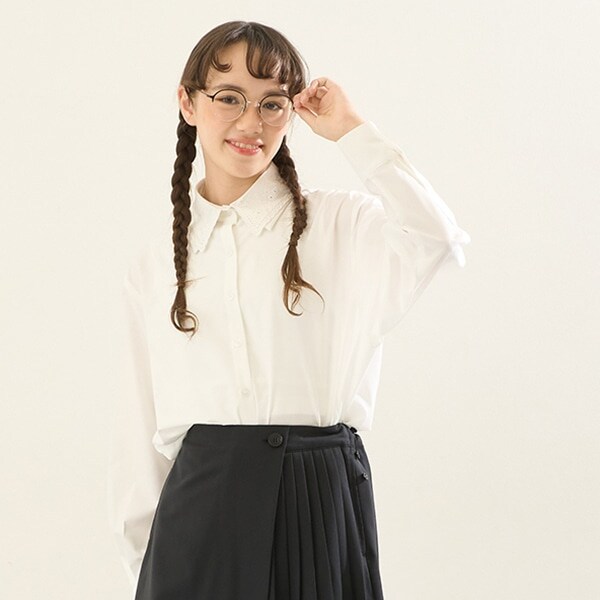 【AMI】ダブルラペルシャツ