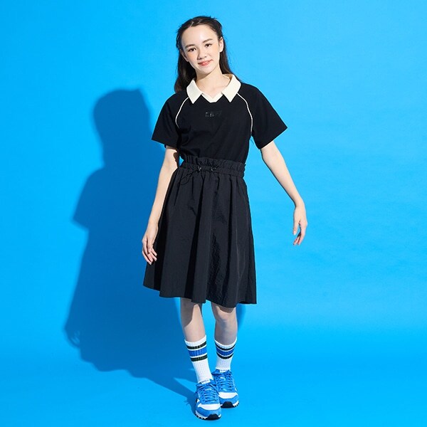 【AMI】【撥水】ドッキングゲームシャツワンピース