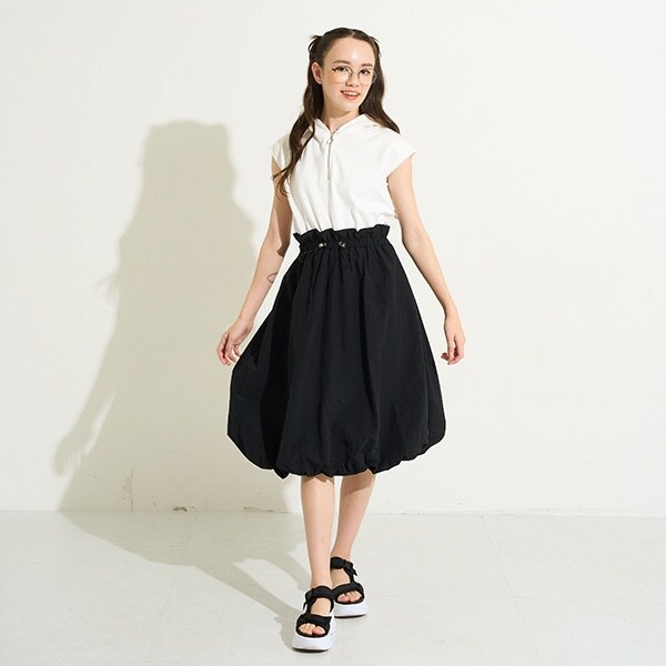 【AMI】【WEB限定】ドッキングバルーンワンピース