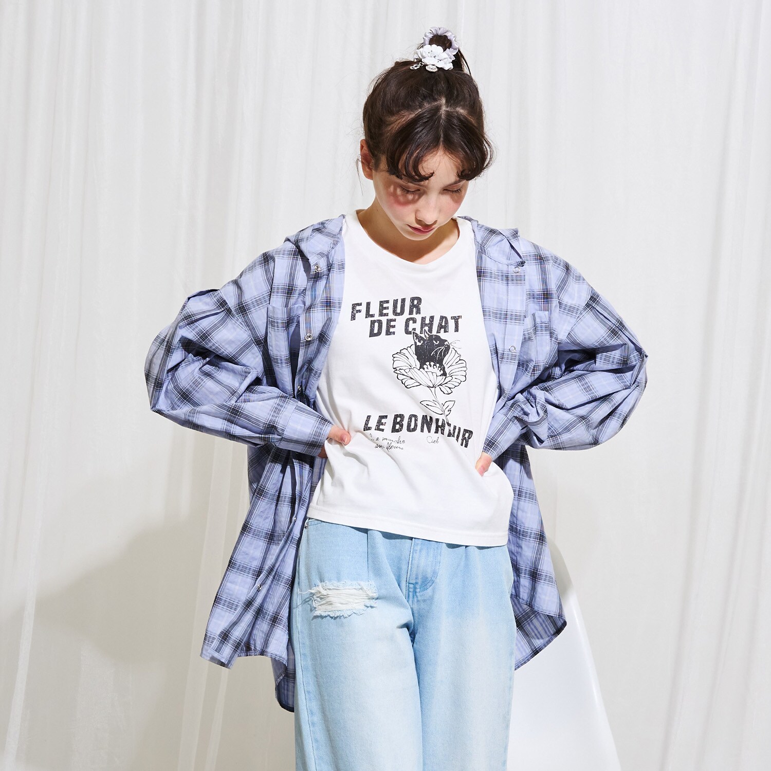 【AMI】フードシャツインナーTセット