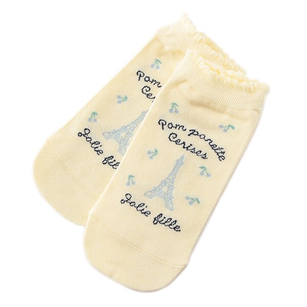 エッフェル柄スニーカーインソックス