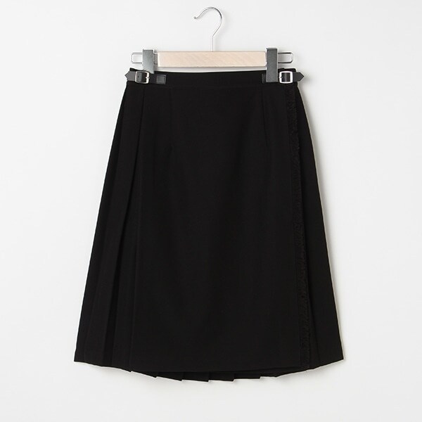 フリンジ巻きスカート