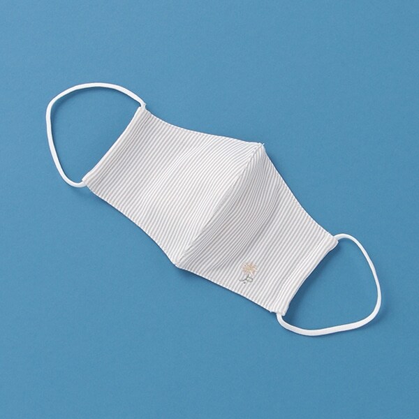 抗菌消臭 抗花粉 ワンポイント刺しゅうファッションマスク