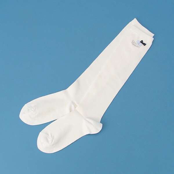 抗菌防臭 リボンつきハイソックス