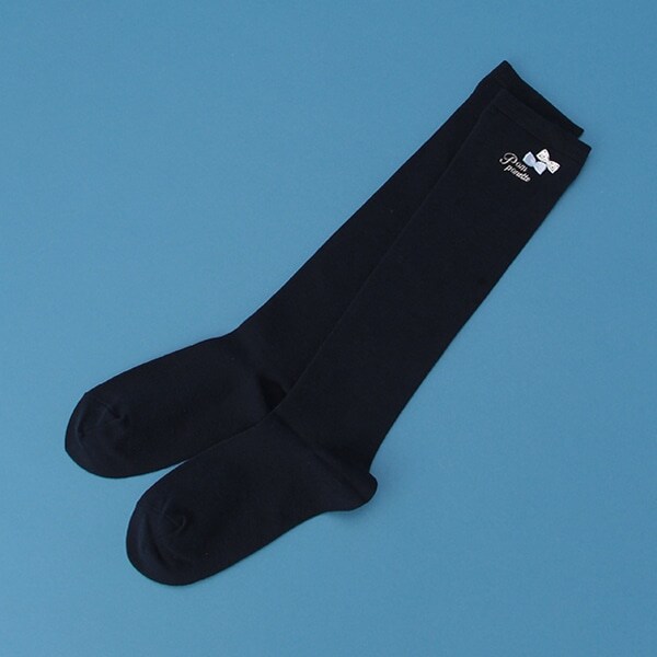 抗菌防臭 リボンつきハイソックス