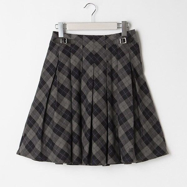 チェックタックスカート