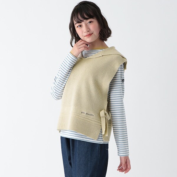 セーラーベスト+ロングTシャツセット
