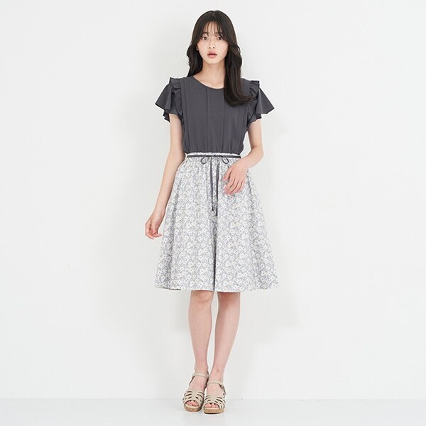 【リバティファブリック】ドッキングワンピース