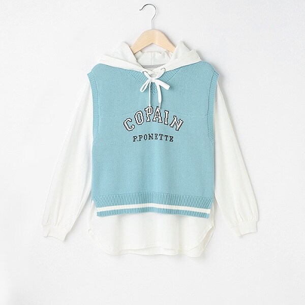 Tパーカジャガードロゴベストセット