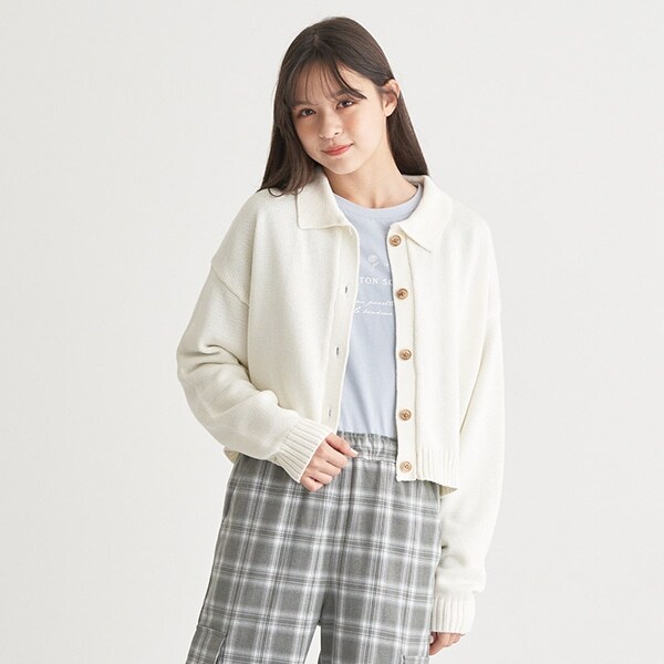 カーディガン+ロンTセット