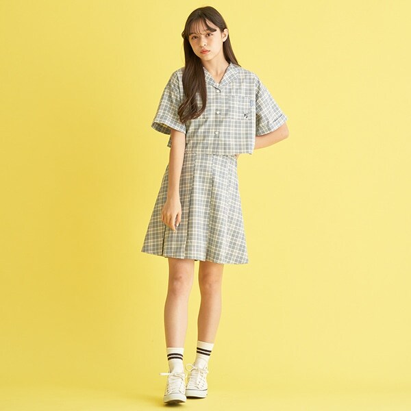 開衿シャツセットアップ