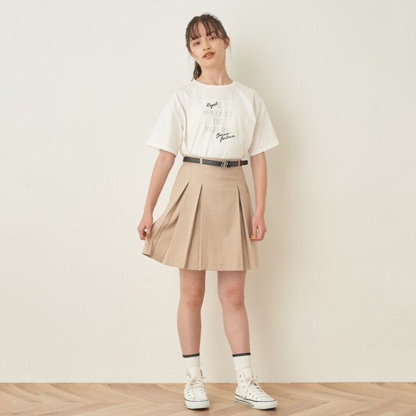 【ひんやり】別注ベルトBOXプリーツスカパン