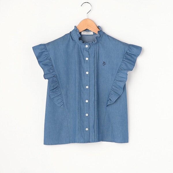 フリルブラウス