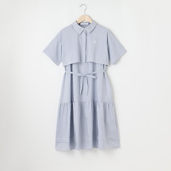 【ひんやり】シャツワンピース