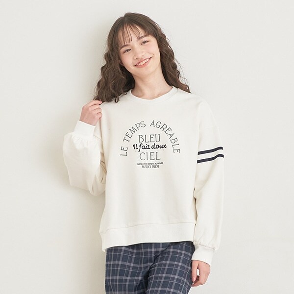 【あったか】ストレッチ裏起毛トレーナー