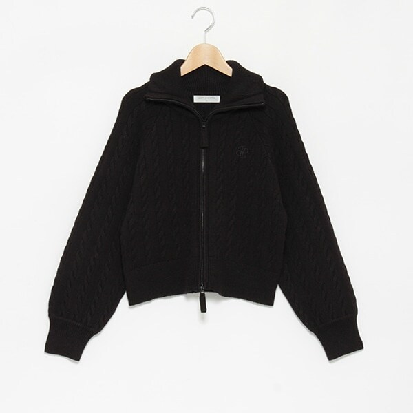 ダブルZIPニットカーディガン