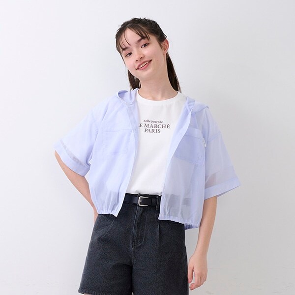 【ひんやり】シャツパーカ＋Tシャツセット