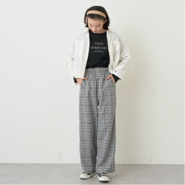 イージーワイドストレートパンツ