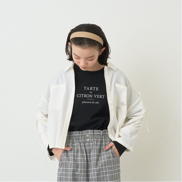 袖ギャザーシャツ＆Tシャツセット