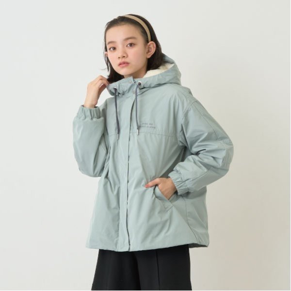 【撥水】フェイクファーライナー3WAYブルゾン