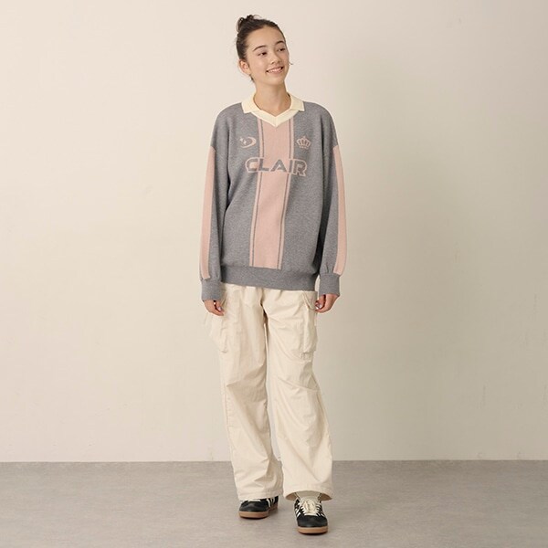 【あったか裏地】ウエストリブイージーカーゴパンツ