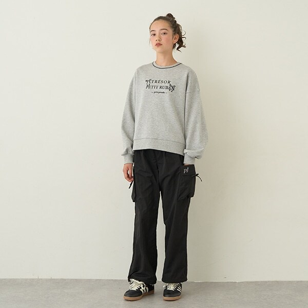 【あったか裏地】ウエストリブイージーカーゴパンツ